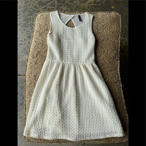 Cream Junior Dress